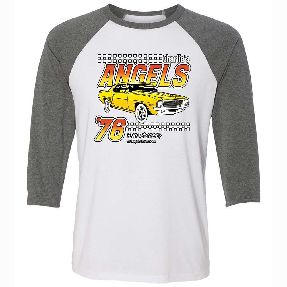 Unisex 3/4 Baseball Tee - 1PMF4BZX - White/Deep Heather - 11