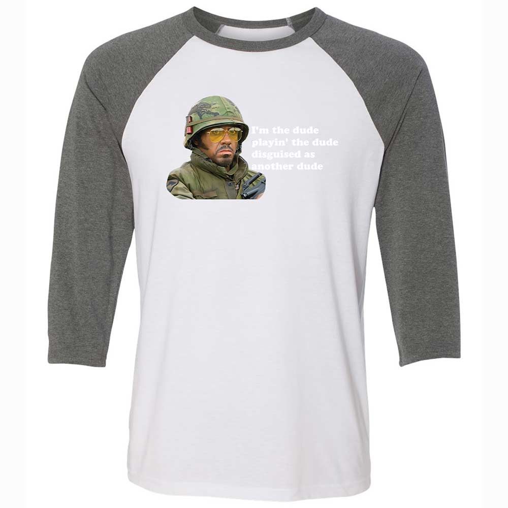 The dude, playing the dude - White/Deep Heather - 11