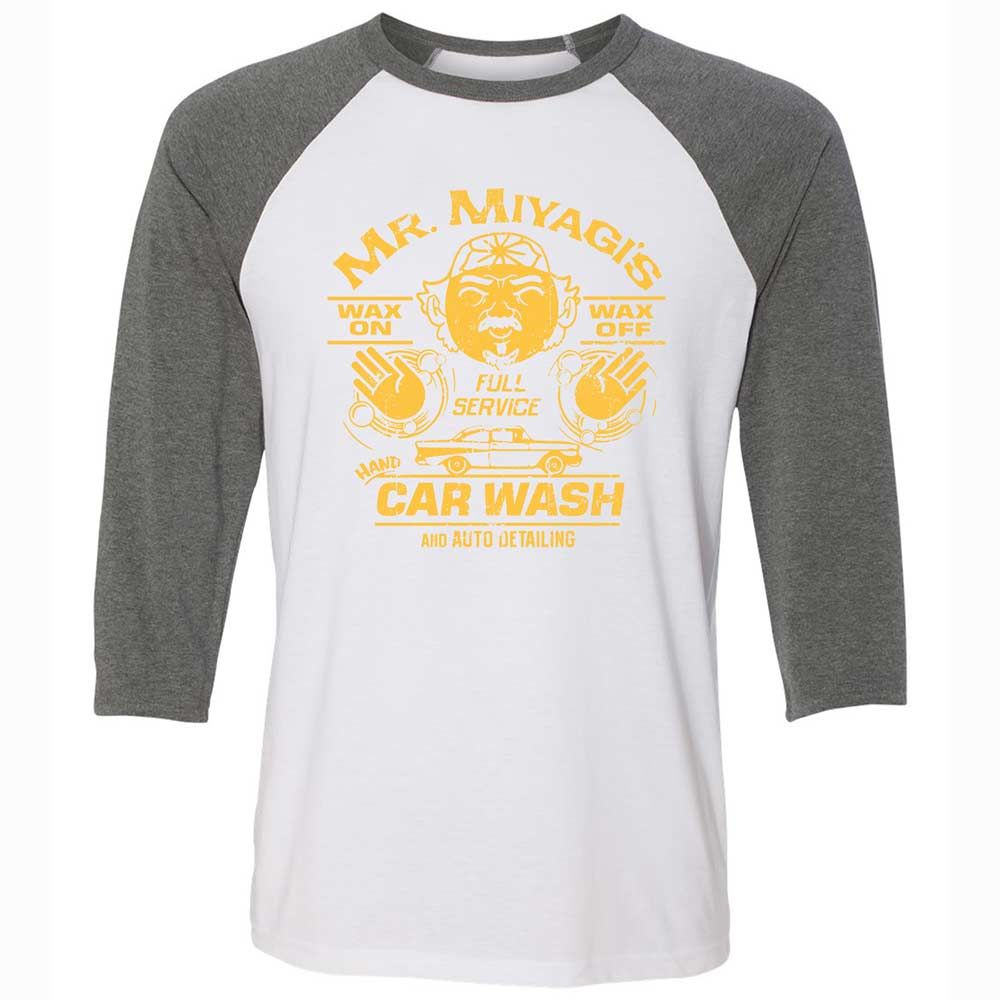 Unisex 3/4 Baseball Tee - F46QS4FQ - White/Deep Heather - 11