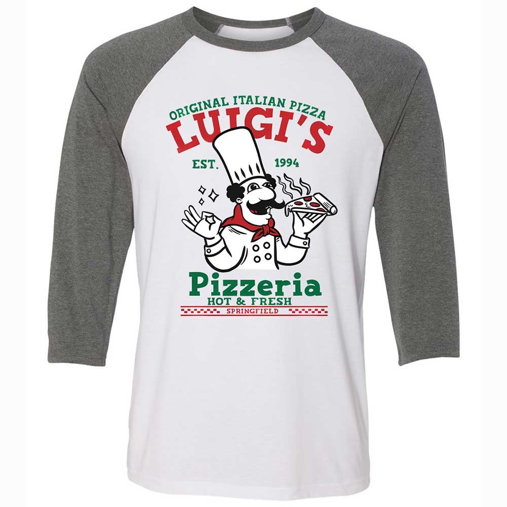 Unisex 3/4 Baseball Tee - WJ264AFE - White/Deep Heather - 11