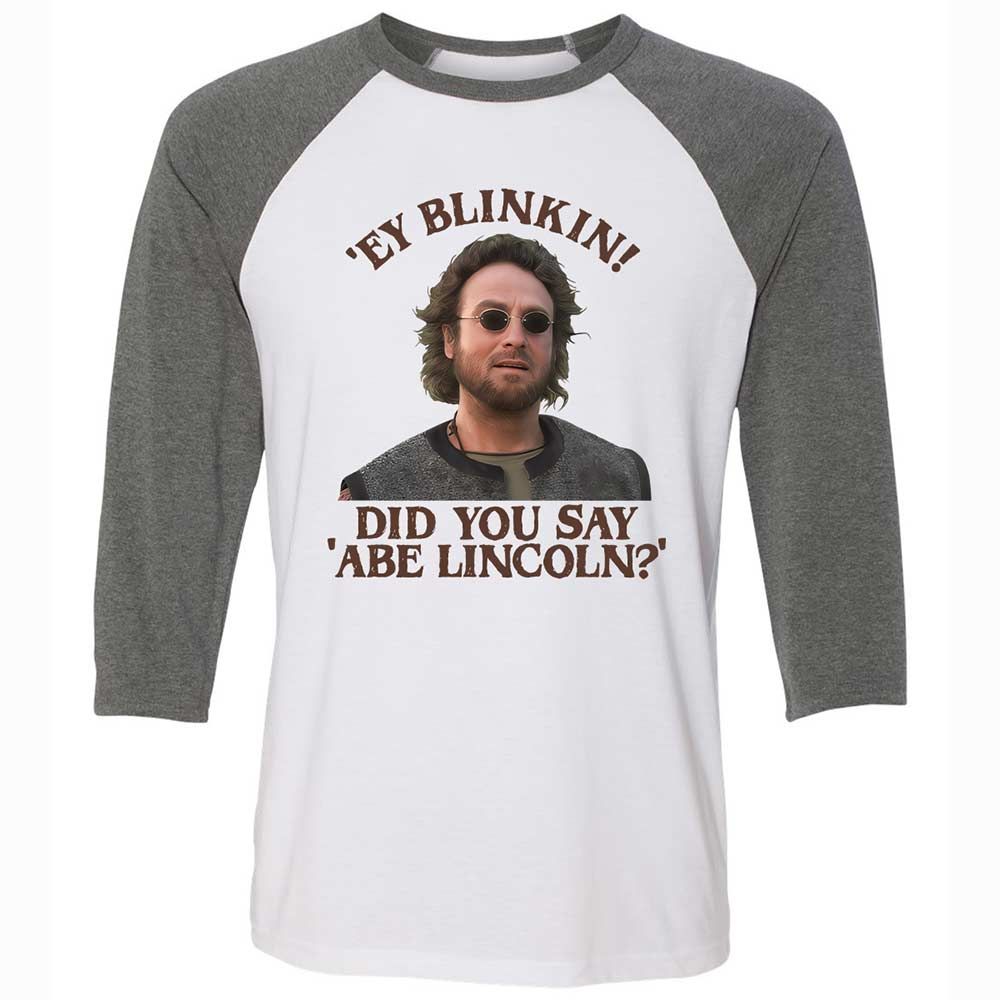 Did You Say Abe Lincoln - White/Deep Heather - 11
