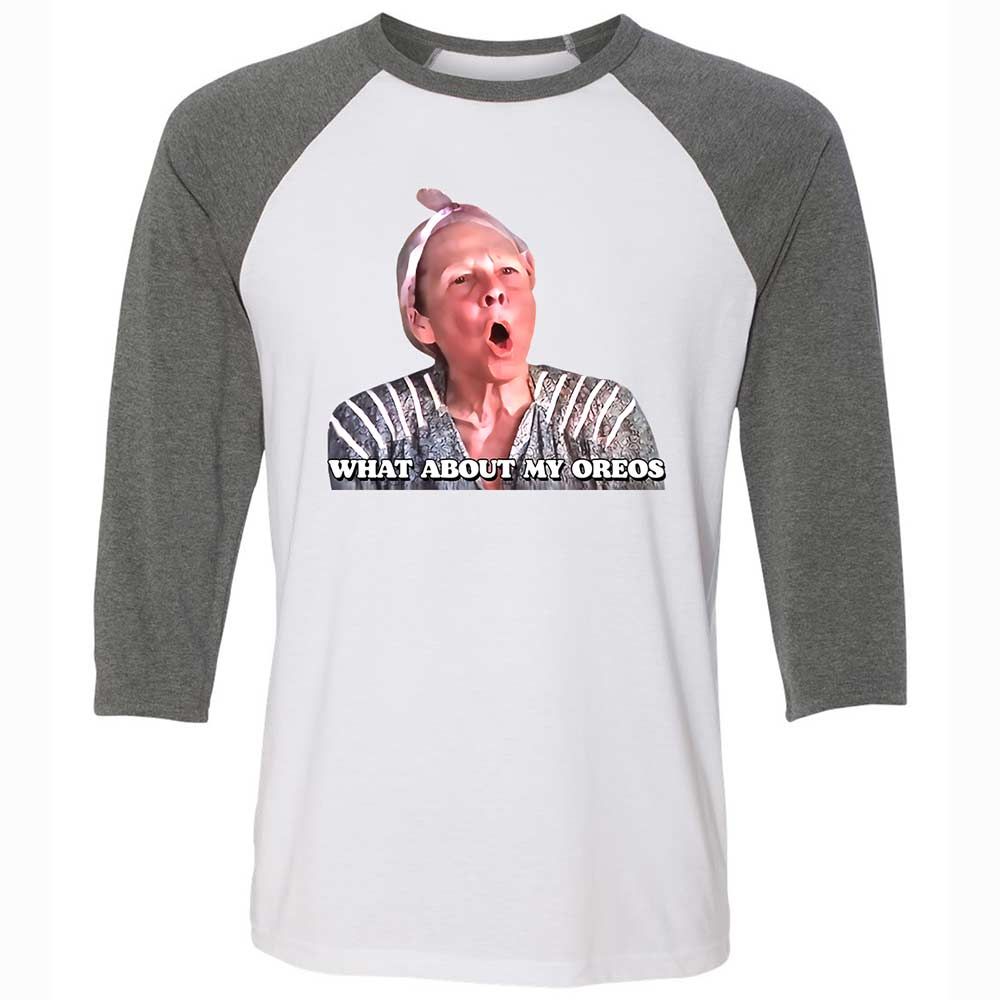 Unisex 3/4 Baseball Tee - 4GQYP4NS - White/Deep Heather - 11