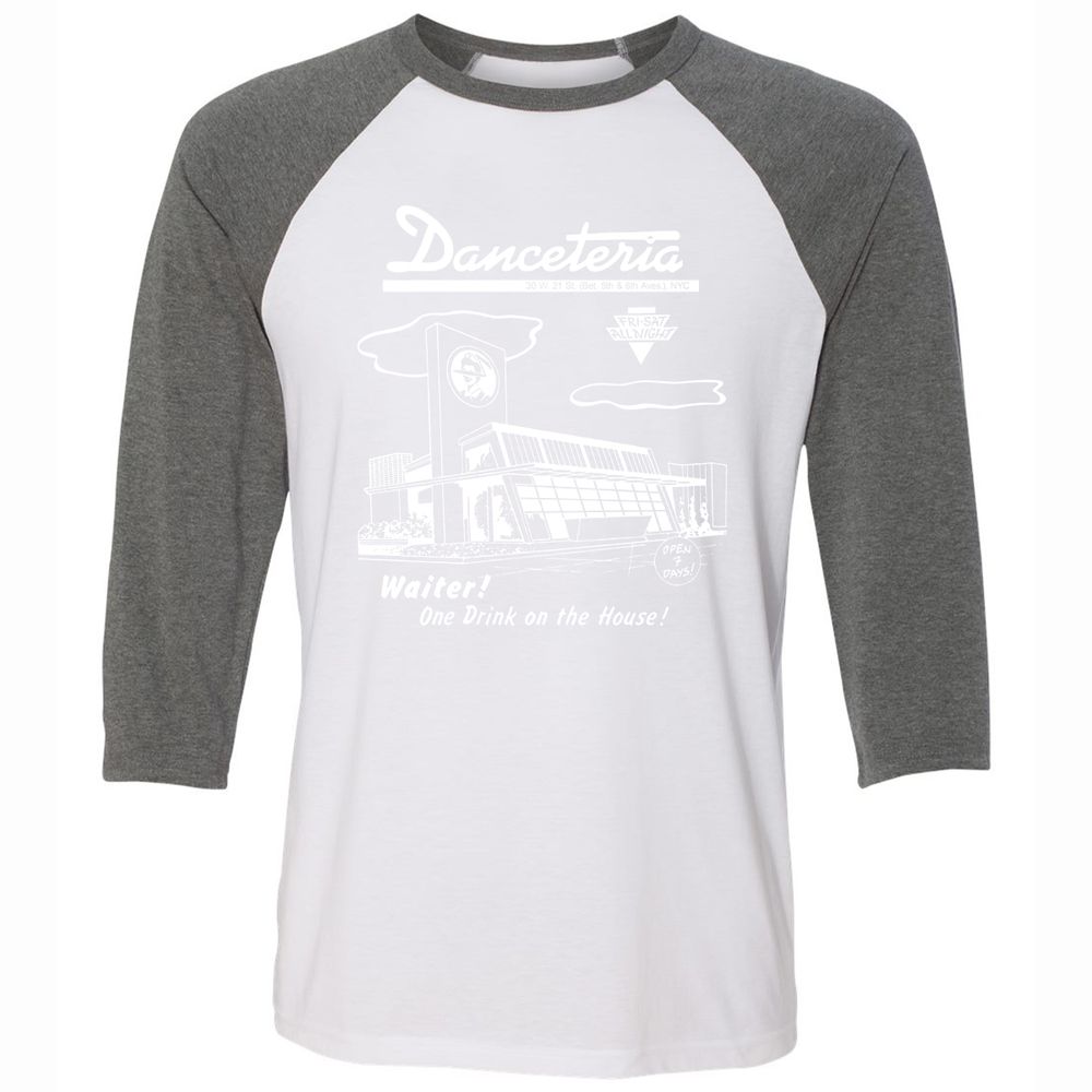 Unisex 3/4 Baseball Tee - XRM1UGN1 - White/Deep Heather - 11