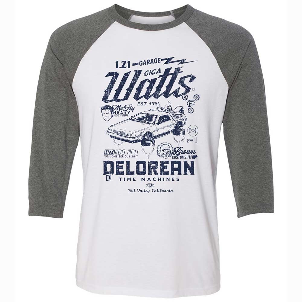 Unisex 3/4 Baseball Tee - ZZHL6CL8 - White/Deep Heather - 11