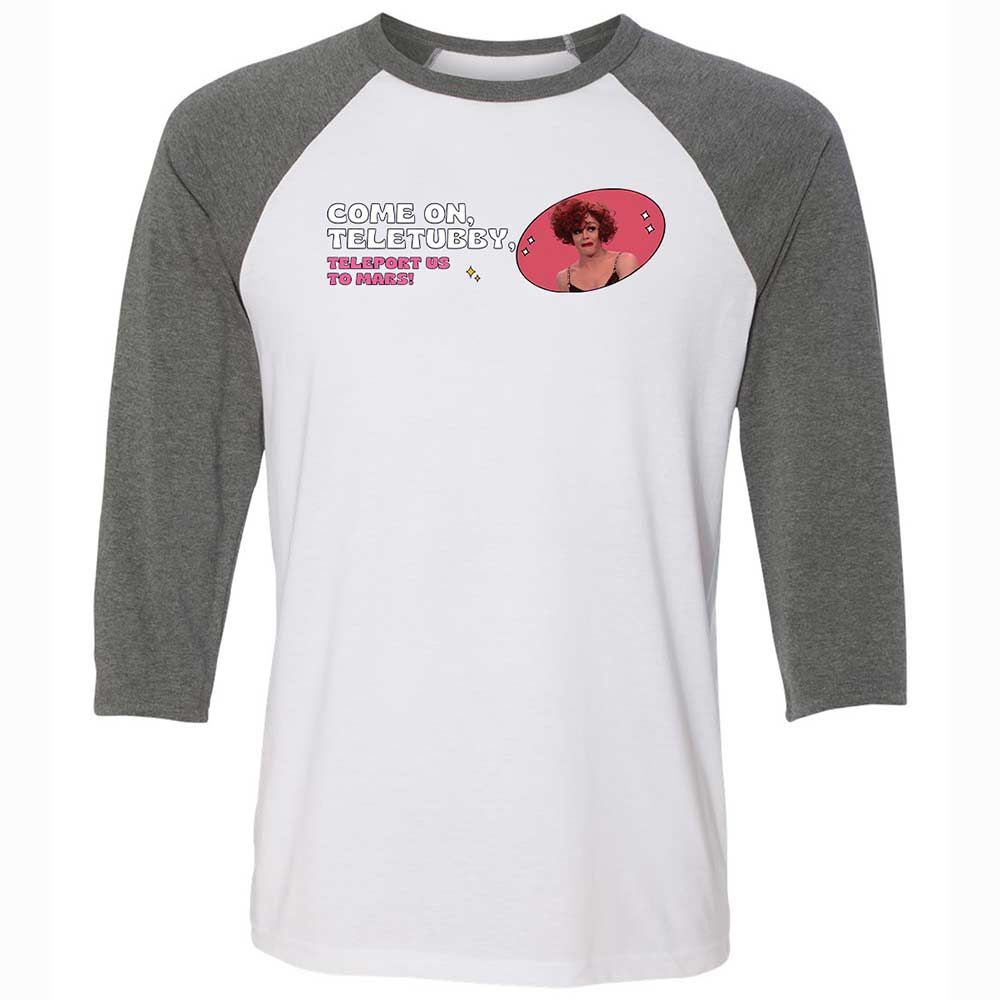 Unisex 3/4 Baseball Tee - WCM9BR3M - White/Deep Heather - 11
