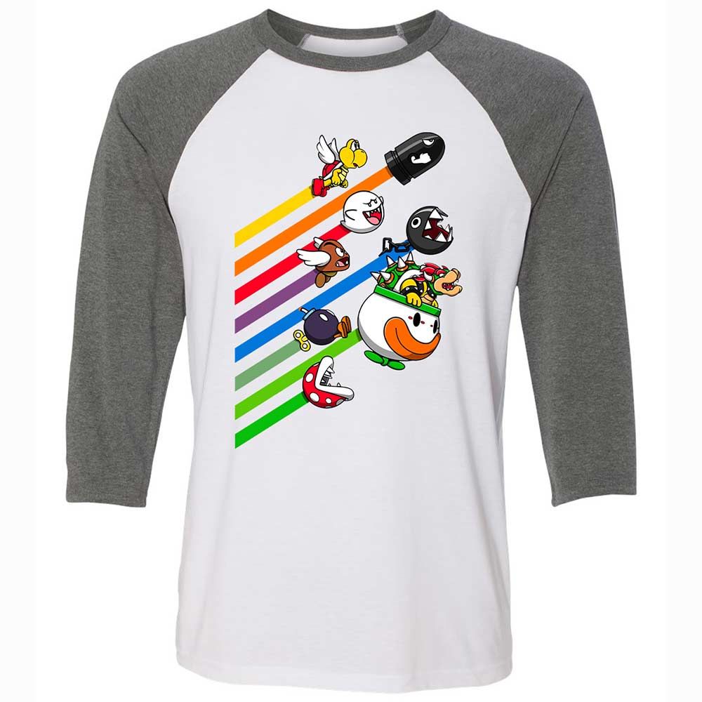 Villains Of Gaming - White/Deep Heather - 11