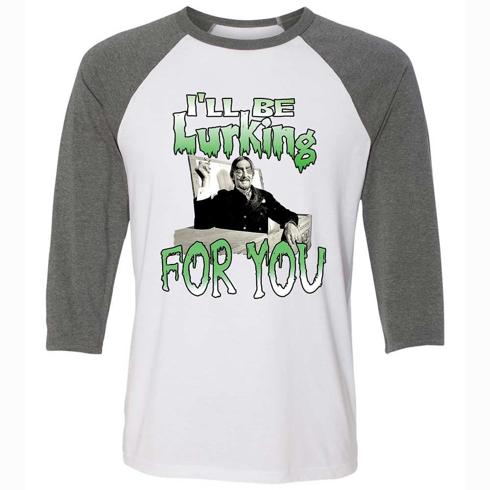 I'll be lurking for you - White/Deep Heather - 11