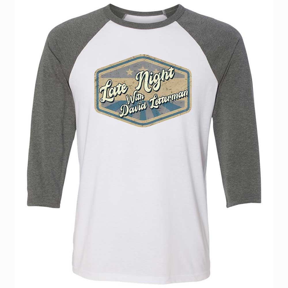 Late Night with David Letterman - White/Deep Heather - 11