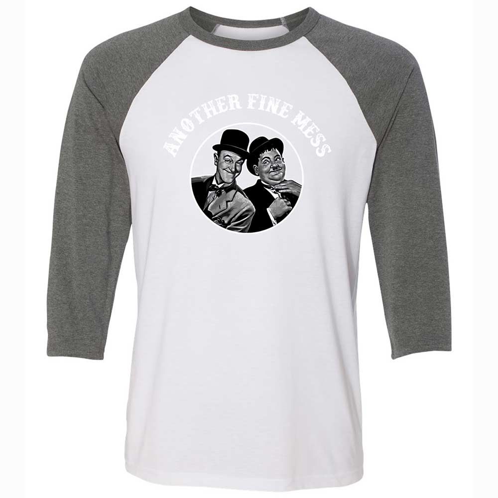 Unisex 3/4 Baseball Tee - WP5RG2AV - White/Deep Heather - 11