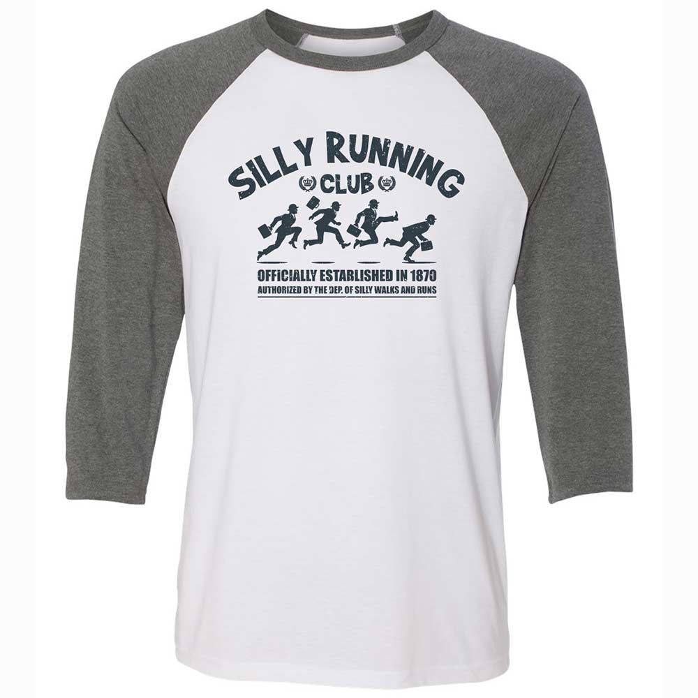 Unisex 3/4 Baseball Tee - UEPZ54AP - White/Deep Heather - 11