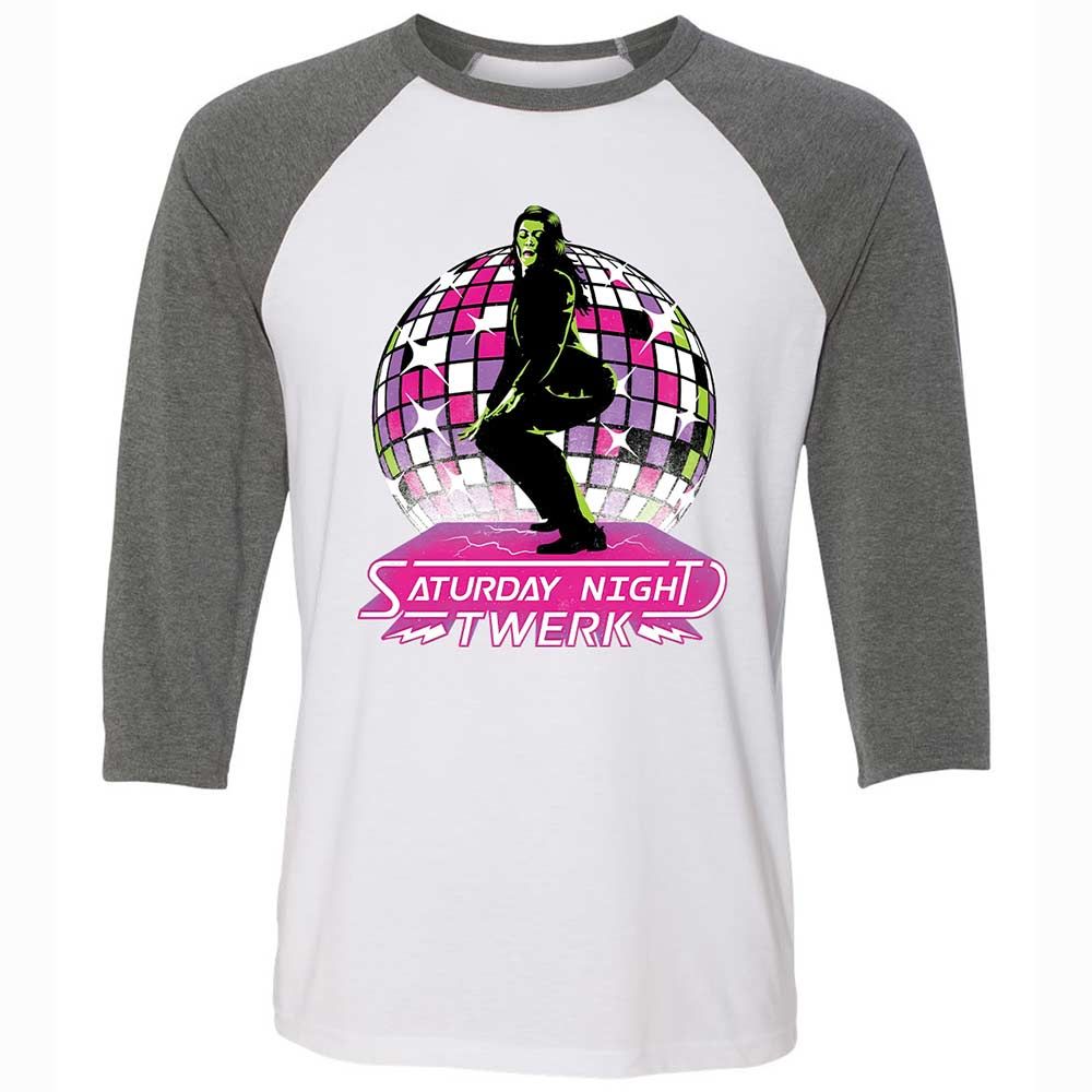 Saturday Night Twerk - White/Deep Heather - 11
