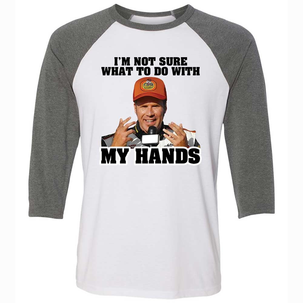 I'm Not Sure What To Do With My Hands - White/Deep Heather - 11