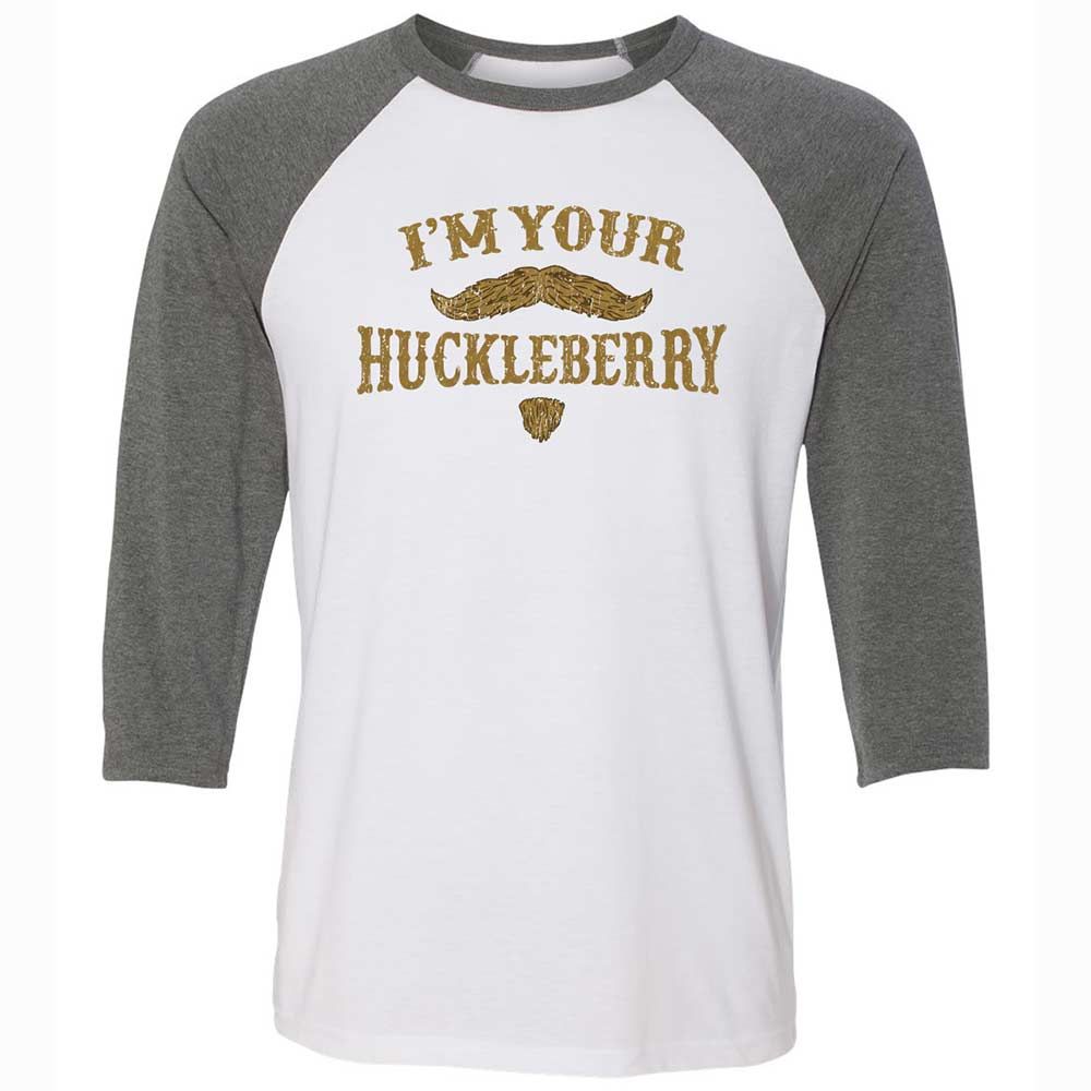 Unisex 3/4 Baseball Tee - 93HW4RLK - White/Deep Heather - 11