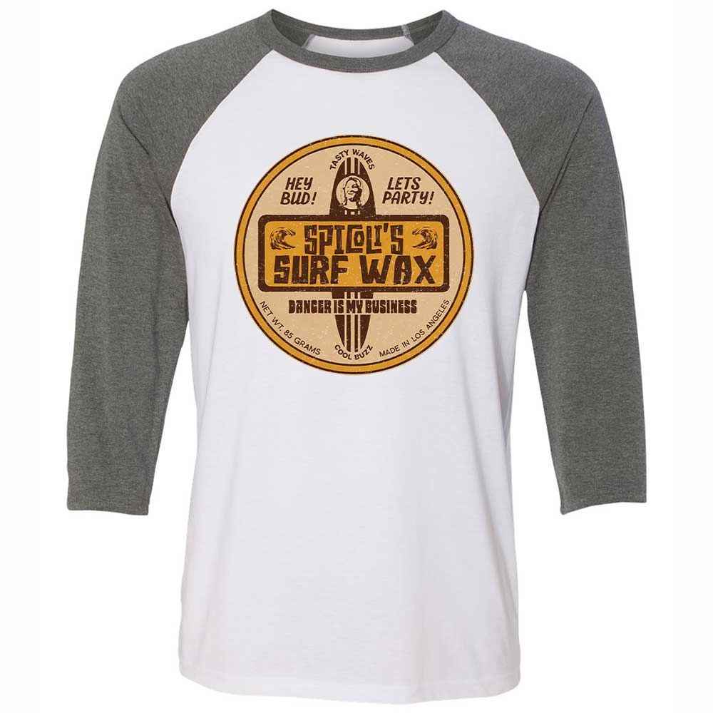 Unisex 3/4 Baseball Tee - Q3DE6R3Z - White/Deep Heather - 11