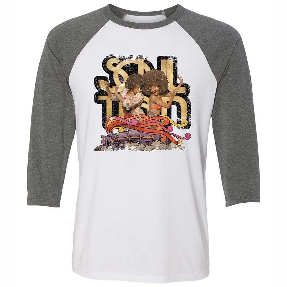Retro Soul Train Dance Vibes - White/Deep Heather - 11