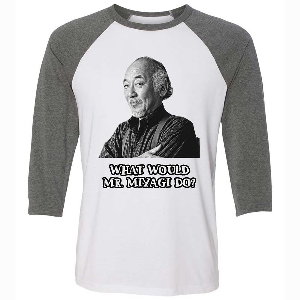 Unisex 3/4 Baseball Tee - SRHPTZS7 - White/Deep Heather - 11