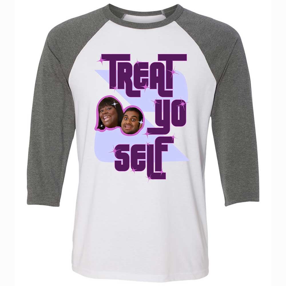 Treat Yo Self - White/Deep Heather - 11