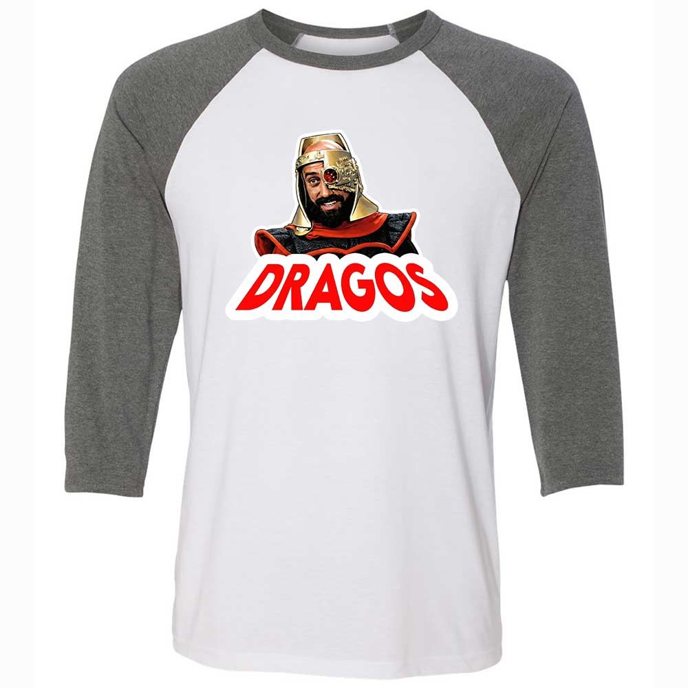 Unisex 3/4 Baseball Tee - EN5GKRTG - White/Deep Heather - 11