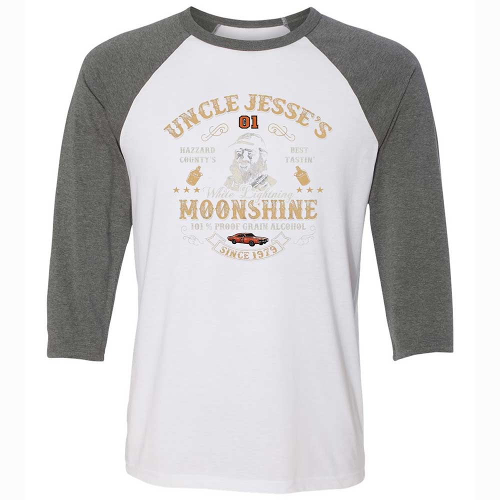 Unisex 3/4 Baseball Tee - 1B2H9JCD - White/Deep Heather - 11
