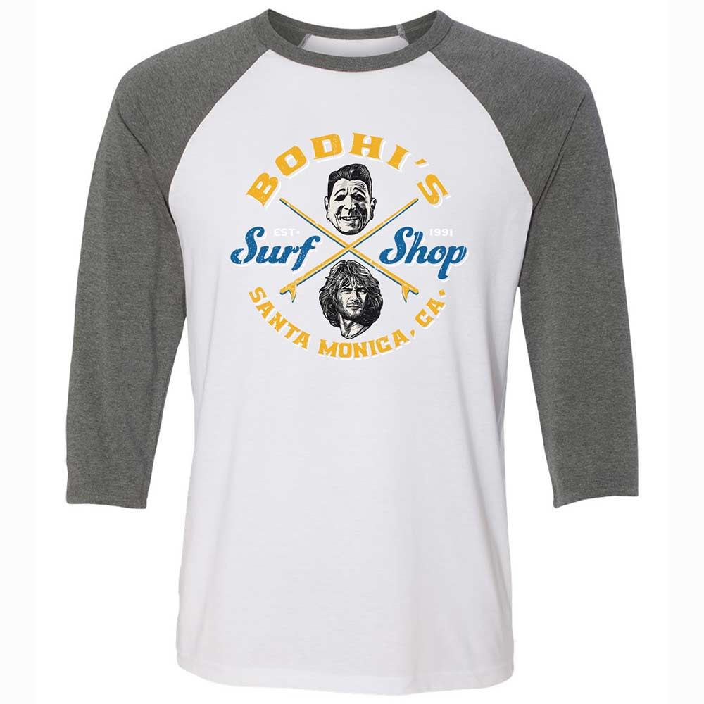 Unisex 3/4 Baseball Tee - 9TD2VPBW - White/Deep Heather - 11