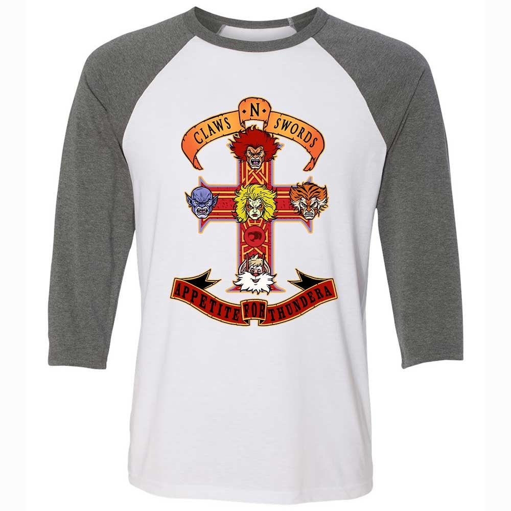 Unisex 3/4 Baseball Tee - L6G85Y86 - White/Deep Heather - 11