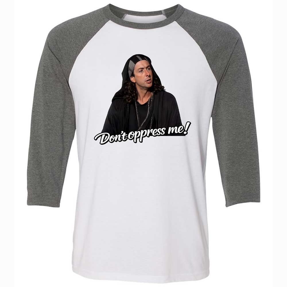 Unisex 3/4 Baseball Tee - EQFU1XTX - White/Deep Heather - 11