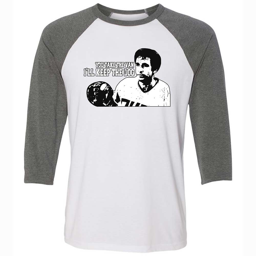 Unisex 3/4 Baseball Tee - 74QPGK42 - White/Deep Heather - 11