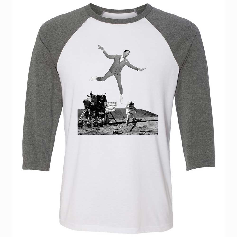 Unisex 3/4 Baseball Tee - MMTEZH6B - White/Deep Heather - 11
