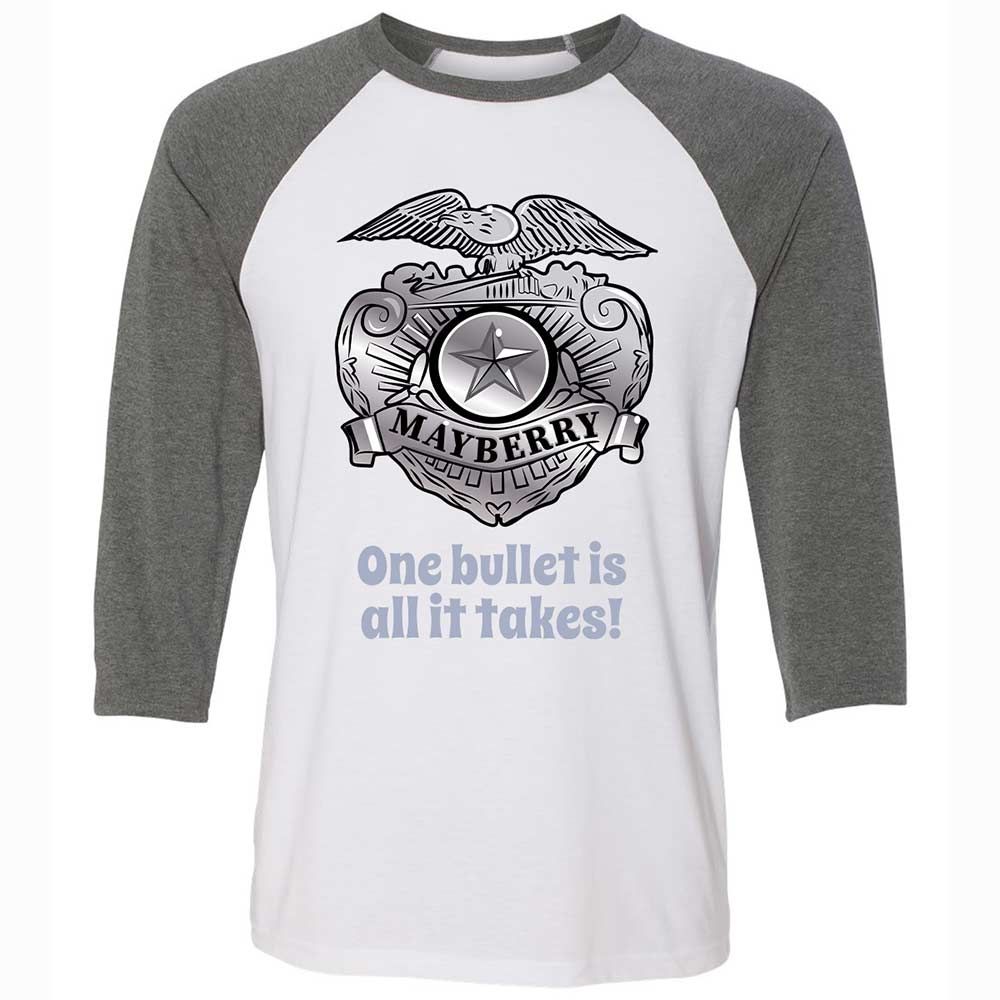 Unisex 3/4 Baseball Tee - 5TZJB6SZ - White/Deep Heather - 11