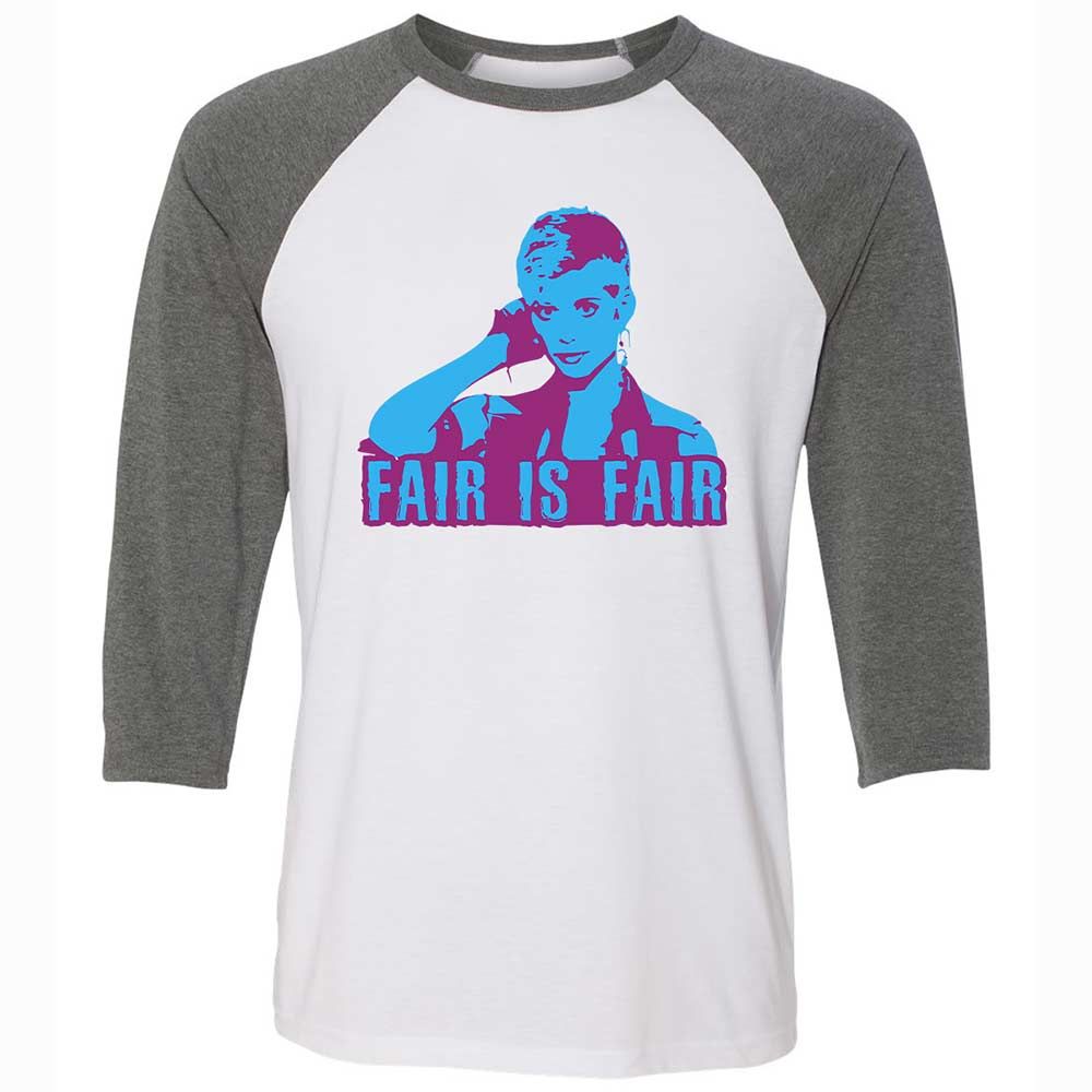 Fair is Fair - White/Deep Heather - 11