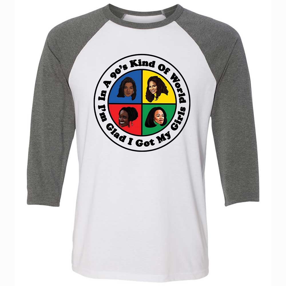 Unisex 3/4 Baseball Tee - NU8Y7QUH - White/Deep Heather - 11