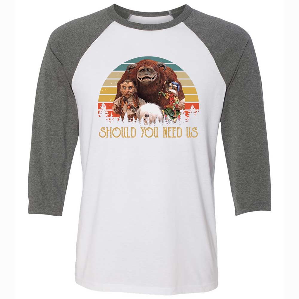 Unisex 3/4 Baseball Tee - YL1MSXBS - White/Deep Heather - 11