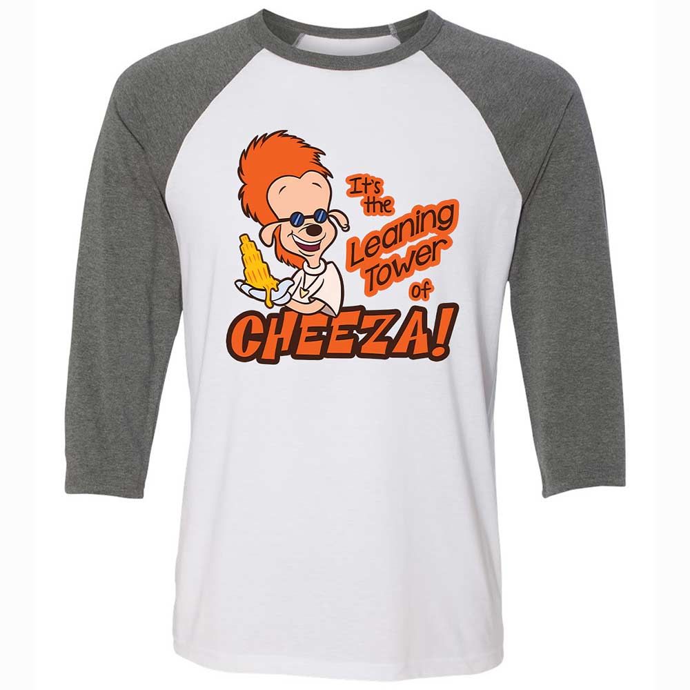 Leaning Tower of Cheeza - White/Deep Heather - 11