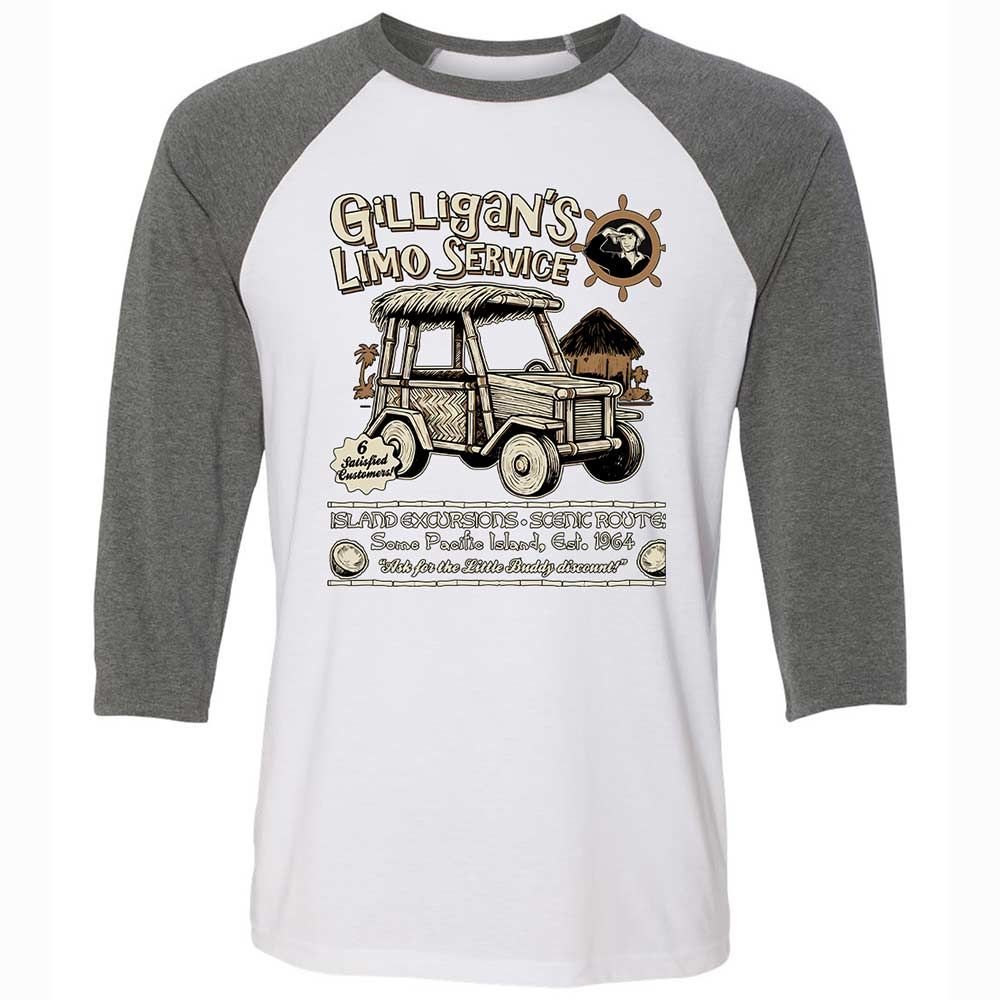 Unisex 3/4 Baseball Tee - ZGZEVG7Q - White/Deep Heather - 11