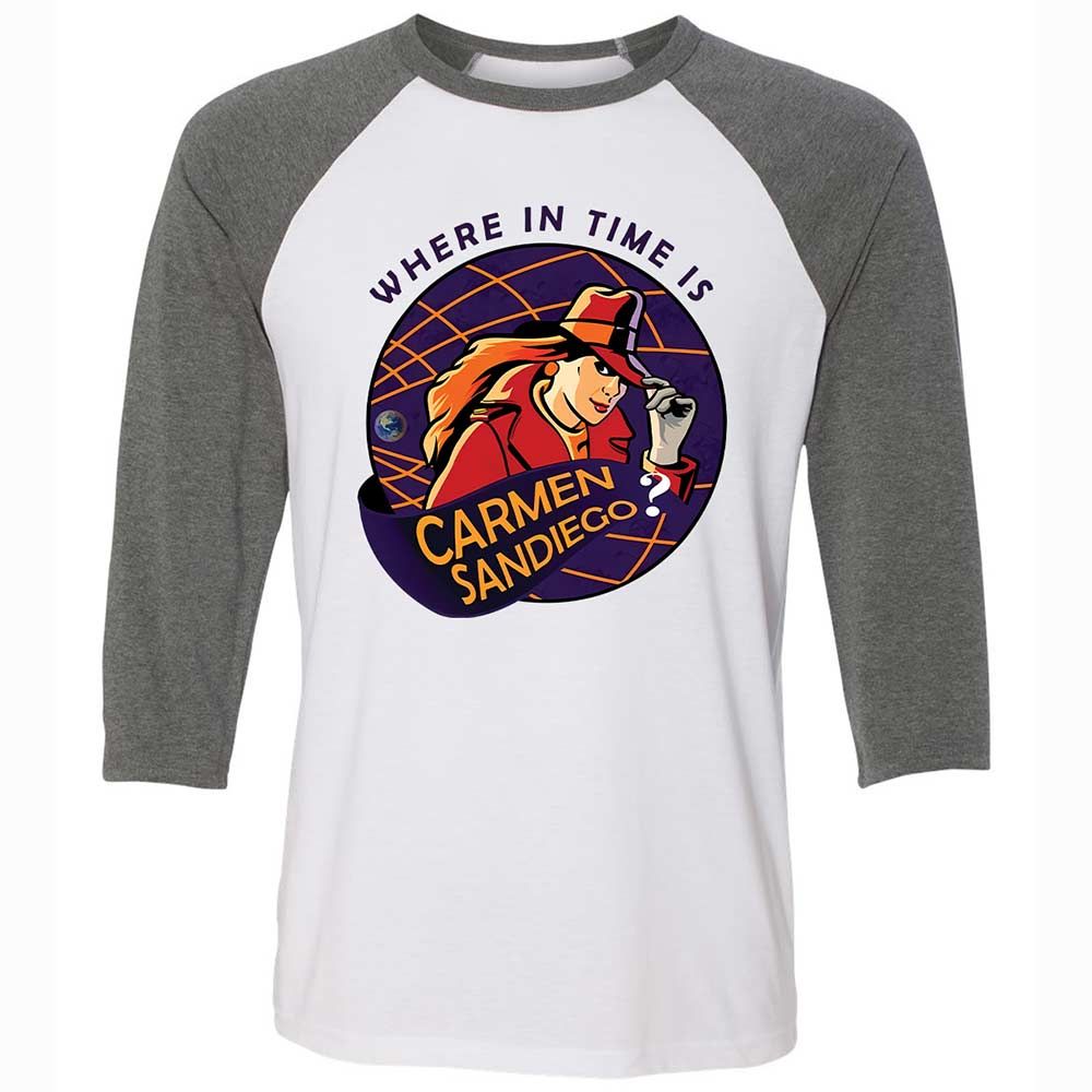 Where in Time Is Carmen Sandiego - White/Deep Heather - 11