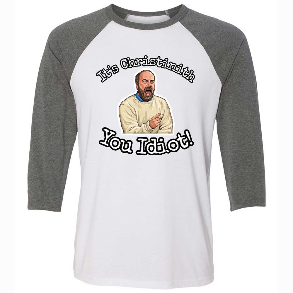 Unisex 3/4 Baseball Tee - 3BCMWN85 - White/Deep Heather - 11