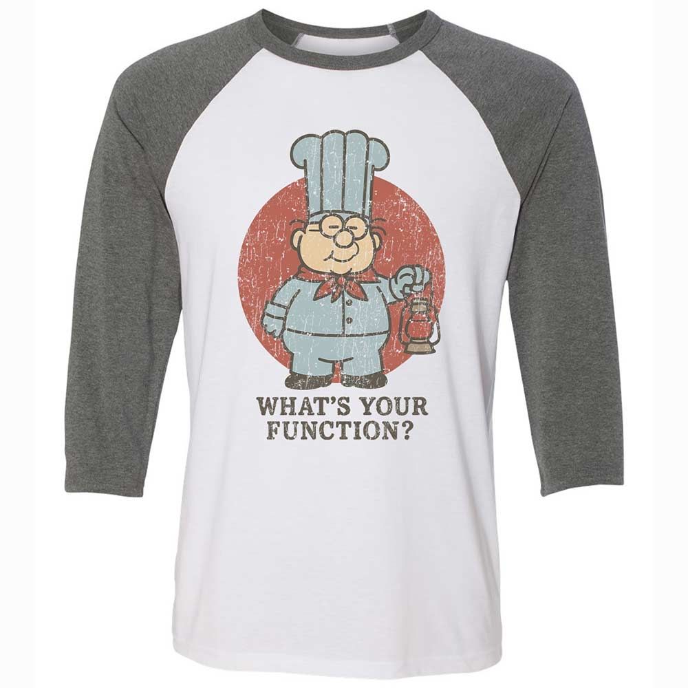 Unisex 3/4 Baseball Tee - ERGVP4WD - White/Deep Heather - 11