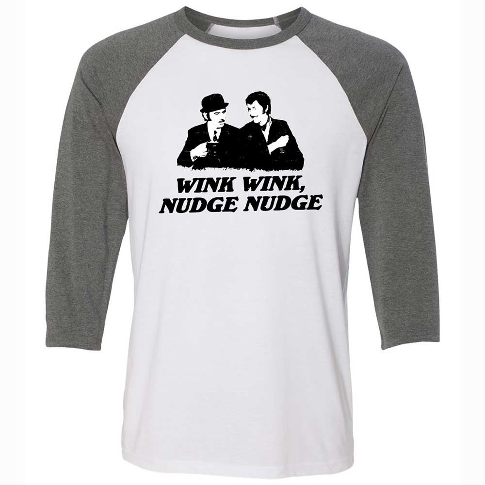 Wink Wink, Nudge Nudge - White/Deep Heather - 11