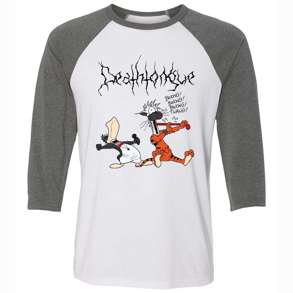 Unisex 3/4 Baseball Tee - 1TZZGJ3P - White/Deep Heather - 11