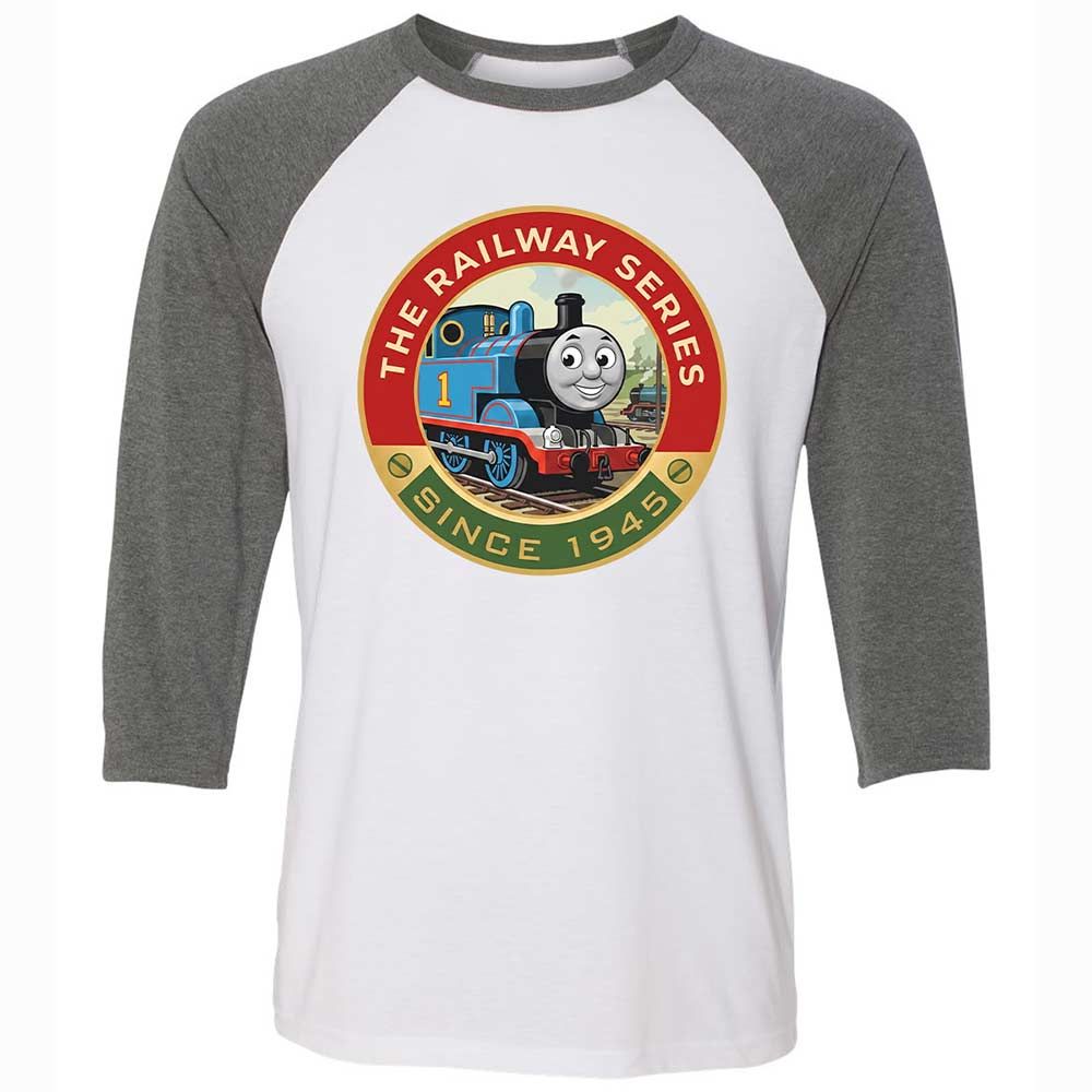 Unisex 3/4 Baseball Tee - U3GB6HL3 - White/Deep Heather - 11