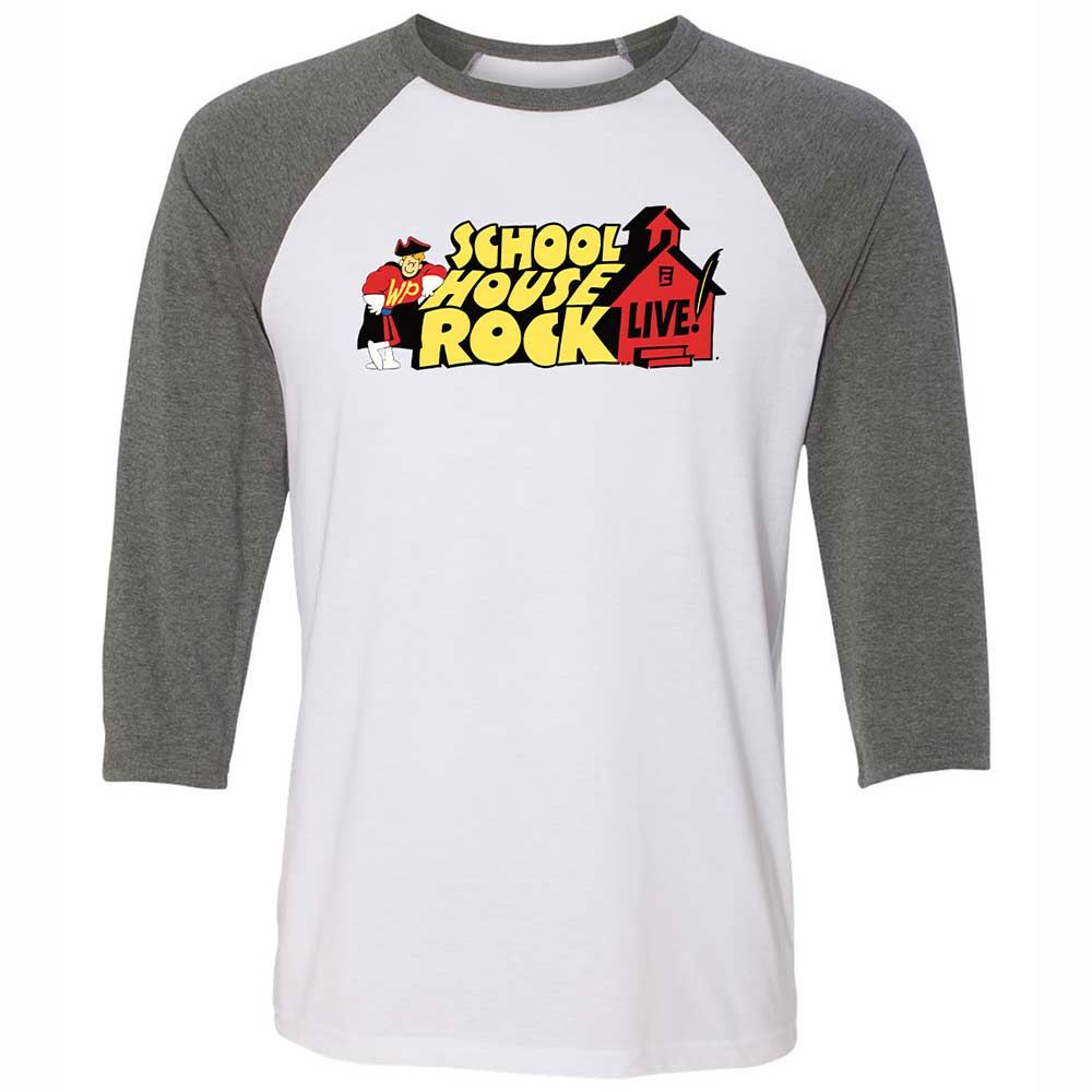 Unisex 3/4 Baseball Tee - 322K3PY8 - White/Deep Heather - 11