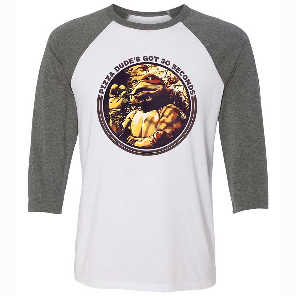 Unisex 3/4 Baseball Tee - UHP5MF2B - White/Deep Heather - 11