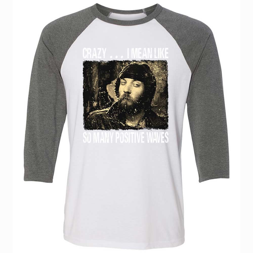 Many positive waves - White/Deep Heather - 11