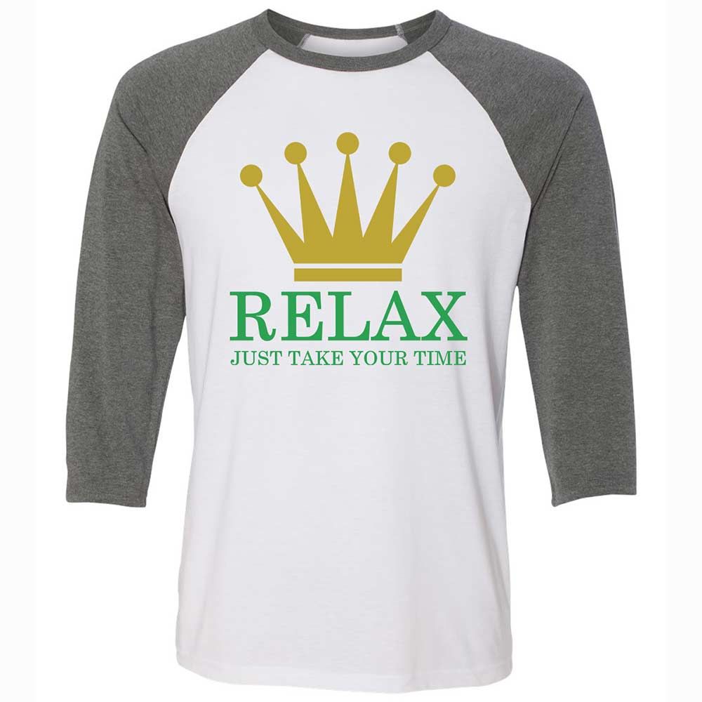 Relax Just Take Your Time - White/Deep Heather - 11