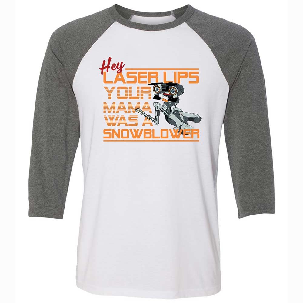 Your Mama was a Snowblower - White/Deep Heather - 11