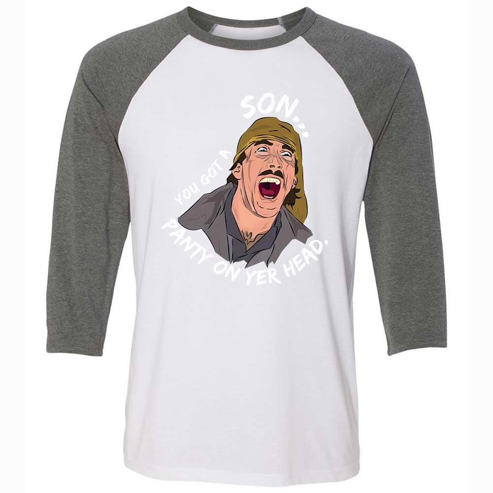 Panty on Yer Head - White/Deep Heather - 11