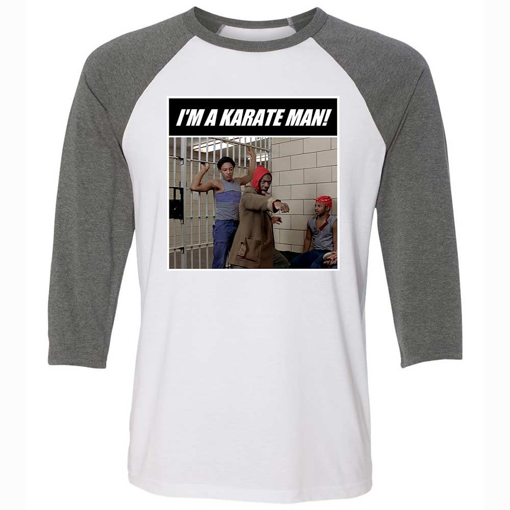 Unisex 3/4 Baseball Tee - WG84UDB5 - White/Deep Heather - 11