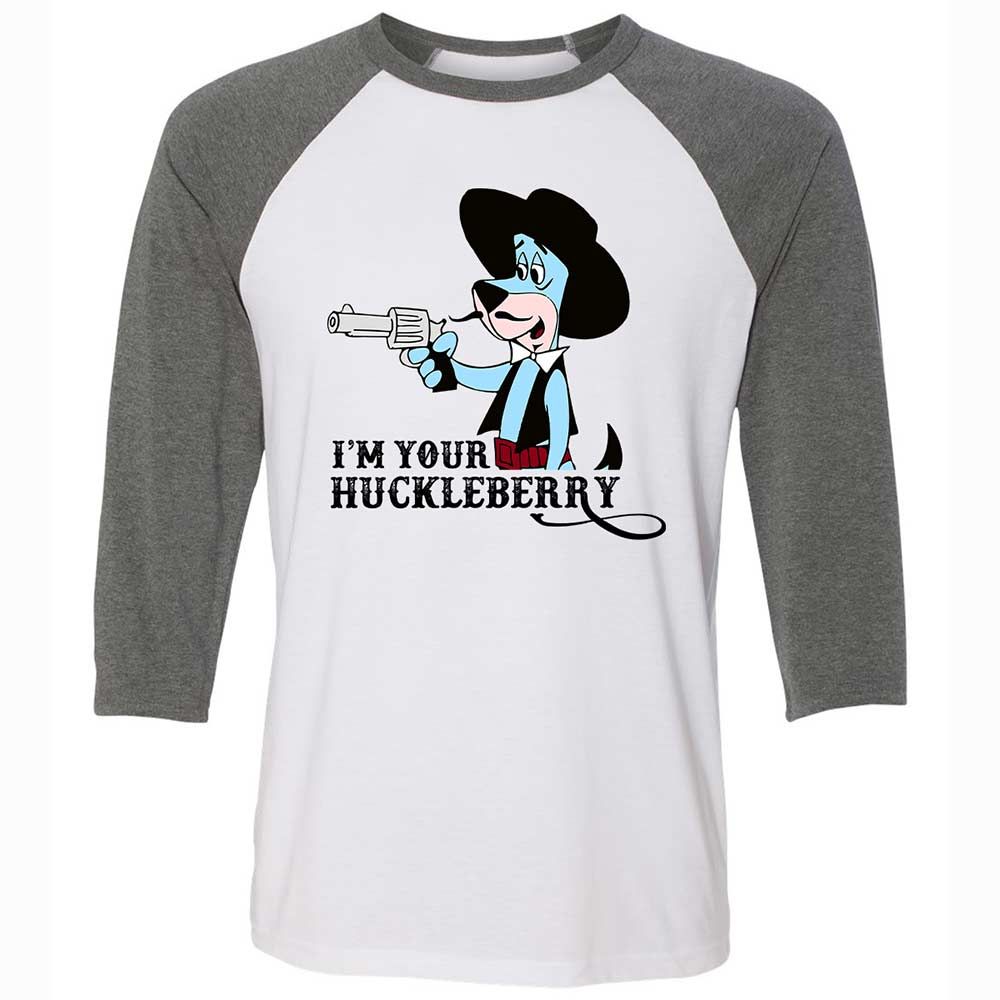 Unisex 3/4 Baseball Tee - 1Z9XP684 - White/Deep Heather - 11