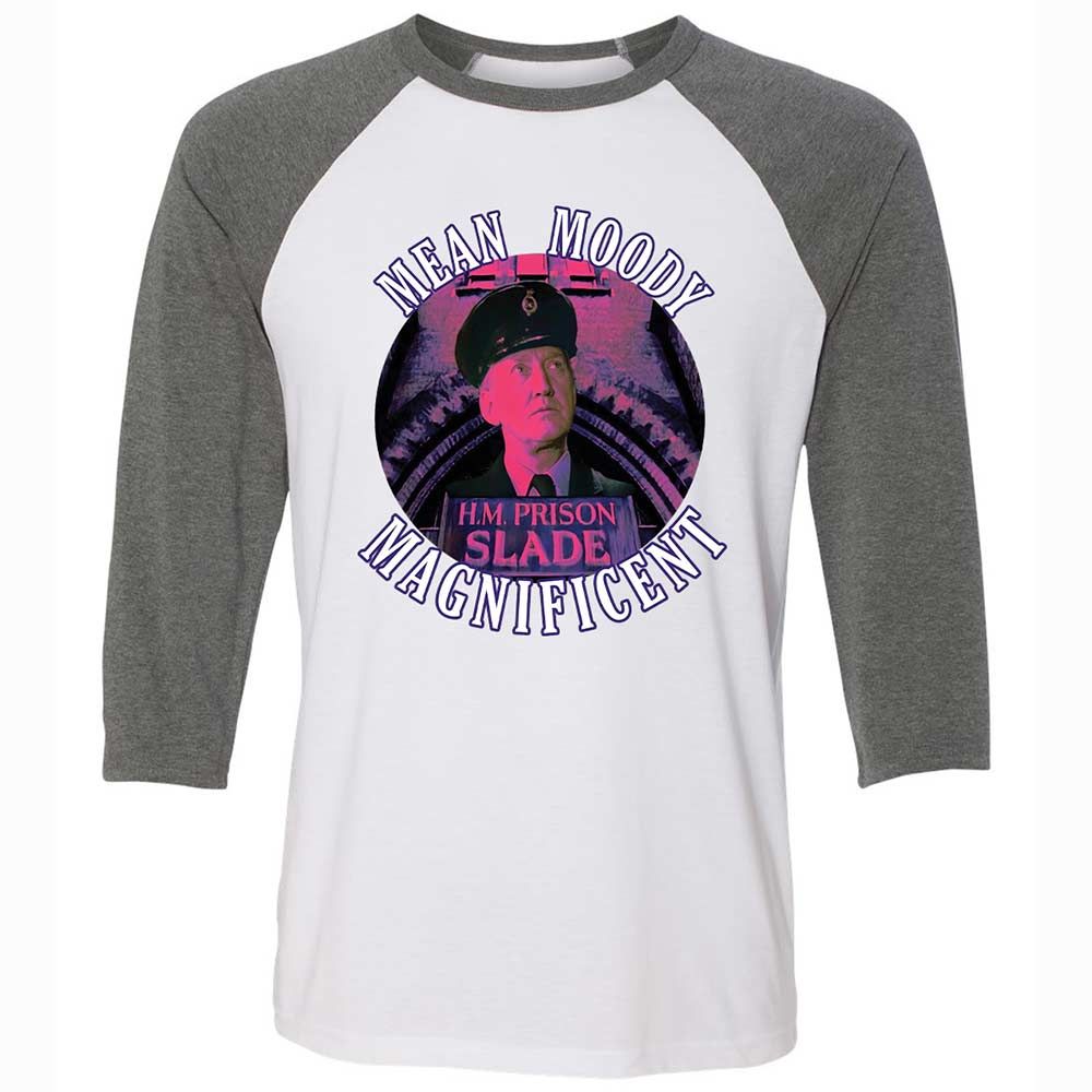 Unisex 3/4 Baseball Tee - R4BRZY4R - White/Deep Heather - 11