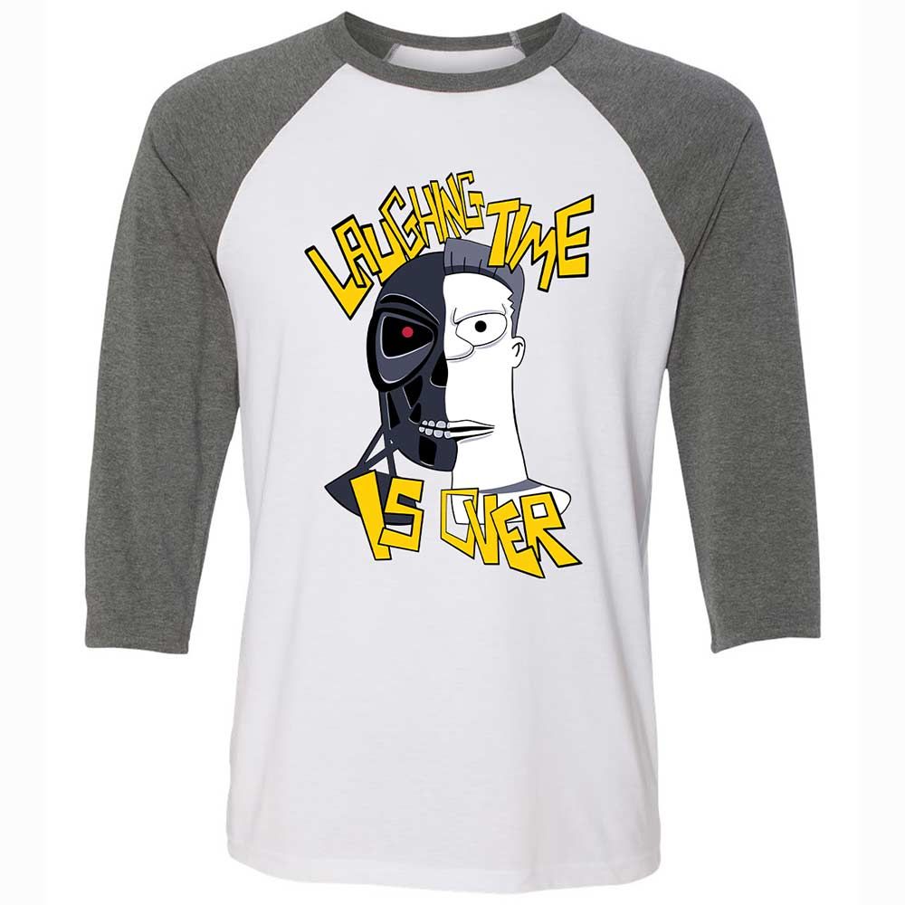 Laughing time is over - White/Deep Heather - 11